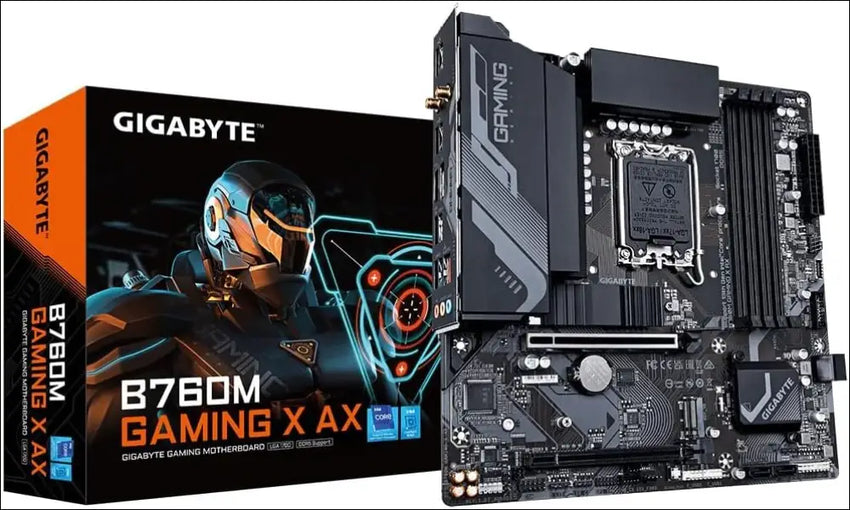 Gigabyte B760M Gaming X AX Intel LGA 1700 m-ATX 4xDDR5 128GB Motherboard