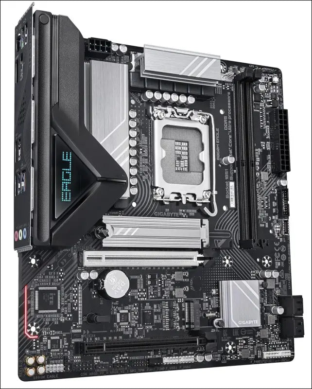 GIGABYTE B860M Eagle Motherboard - Intel Core Ultra Series CPUs, 6+1+2+1 Phases VRM, up to 9066MHz DDR5, 1xPCIe 5.0 + 1xPCIe 4.0 M.2, 2.5GbE LAN, USB 3.2 Gen 1