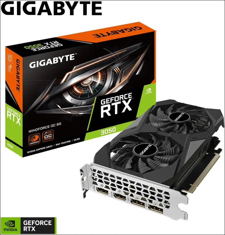 Gigabyte Geforce RTX 3050 WINDFORCE OC 6G NVIDIA 6 GB GDDR6