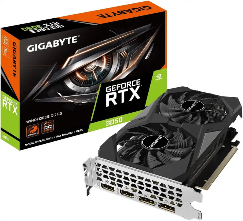 Gigabyte Geforce RTX 3050 WINDFORCE OC 6G NVIDIA 6 GB GDDR6