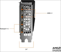 GIGABYTE GV-R76GAMING OC-8GD Radeon RX 7600 Gaming OC 8G Graphics Card, 3X WINDFORCE Fans 8GB 128-Bit GDDR6, Video Card