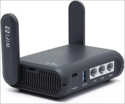 GL.iNet GL-AXT1800 (Slate AX) Wi-Fi 6 Gigabit Travel Router Extender/Repeater for Hotel&Public Network VPN
