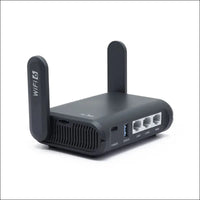 GL.iNet GL-AXT1800 (Slate AX) Wi-Fi 6 Gigabit Travel Router, Extender/Repeater for Hotel&Public Network, VPN Client&Server, OpenWrt, Adguard Home, USB 3.0, Network Storage,...