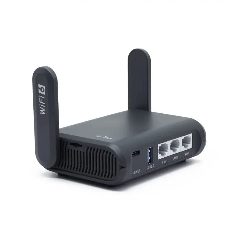 GL.iNet GL-AXT1800 (Slate AX) Wi-Fi 6 Gigabit Travel Router, Extender/Repeater for Hotel&Public Network, VPN Client&Server, OpenWrt, Adguard Home, USB 3.0, Network Storage,...