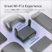 GL.iNet GL-AXT1800 (Slate AX) Wi-Fi 6 Gigabit Travel Router, Extender/Repeater for Hotel&Public Network, VPN Client&Server, OpenWrt, Adguard Home, USB 3.0, Network Storage,...