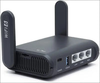 GL.iNet GL-AXT1800 (Slate AX) Wi-Fi 6 Gigabit Travel Router, Extender/Repeater for Hotel&Public Network, VPN Client&Server, OpenWrt, Adguard Home, USB 3.0, Network Storage,...