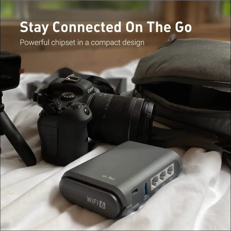 GL.iNet GL-AXT1800 (Slate AX) Wi-Fi 6 Gigabit Travel Router, Extender/Repeater for Hotel&Public Network, VPN Client&Server, OpenWrt, Adguard Home, USB 3.0, Network Storage,...