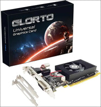 Glorto Geforce GT 210 1024 MB DDR3 Low Profile Graphics Card, PCI Express 1.0 X16, Entry Level GPU for PC, SFF and HTPC (HDMI/DVI/VGA)