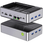 GMKtec Mini PC Intel N150 Windows 11 Pro (3.6GHz) 16GB DDR4 1TB PCIe M.2 NVMe SSD Desktop Computer 4K Dual HDMI