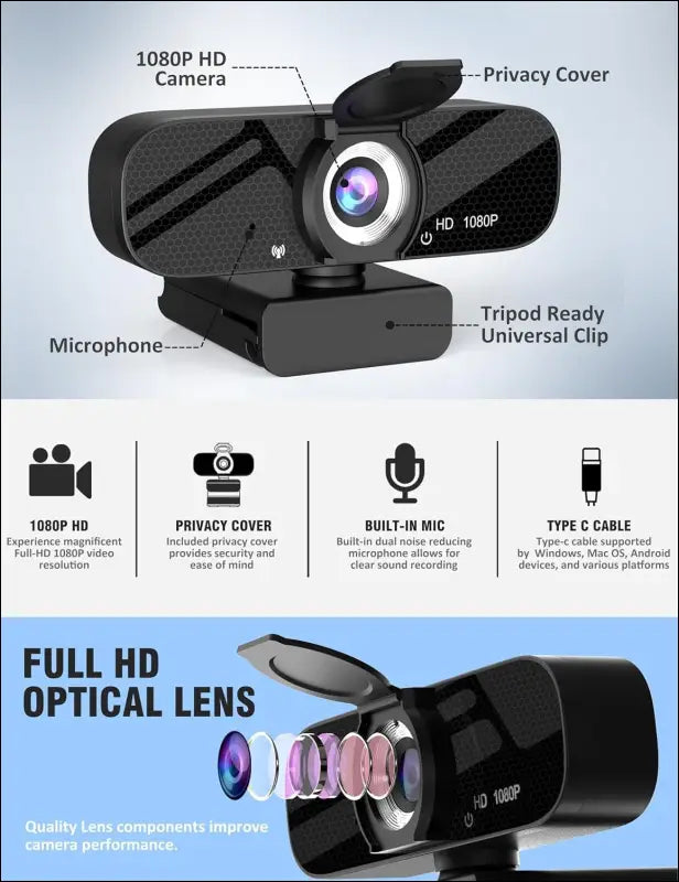 * **Gohero Webcam: Full HD Streaming Camera**