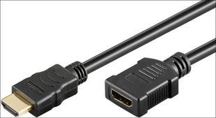 goobay 61309 HDMI High Speed Extension Cable with Ethernet (4K @ 60Hz) / HDMI Male to Female Cable/UHD HDMI Extender for PS5 / Xbox/Laptop/Monitor