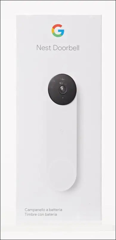 Google GWX3T Nest Doorbell Battery Video, Snow
