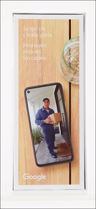 Google GWX3T Nest Doorbell Battery Video, Snow