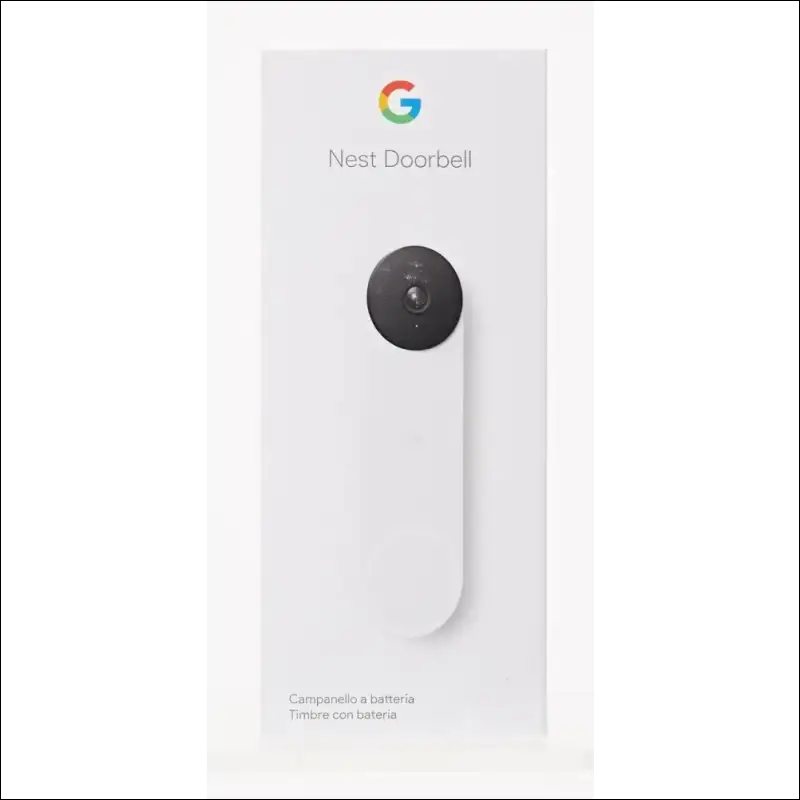 Google GWX3T Nest Doorbell Battery Video, Snow