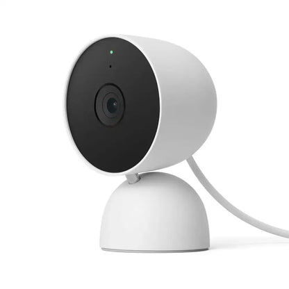 Google Nest Cam with Wired Home Security Camera - White, 5.69 x 6.4 x 9.84 cm, 393 Grams