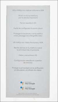 Google Nest Cam with Wired Home Security Camera - White, 5.69 x 6.4 x 9.84 cm, 393 Grams