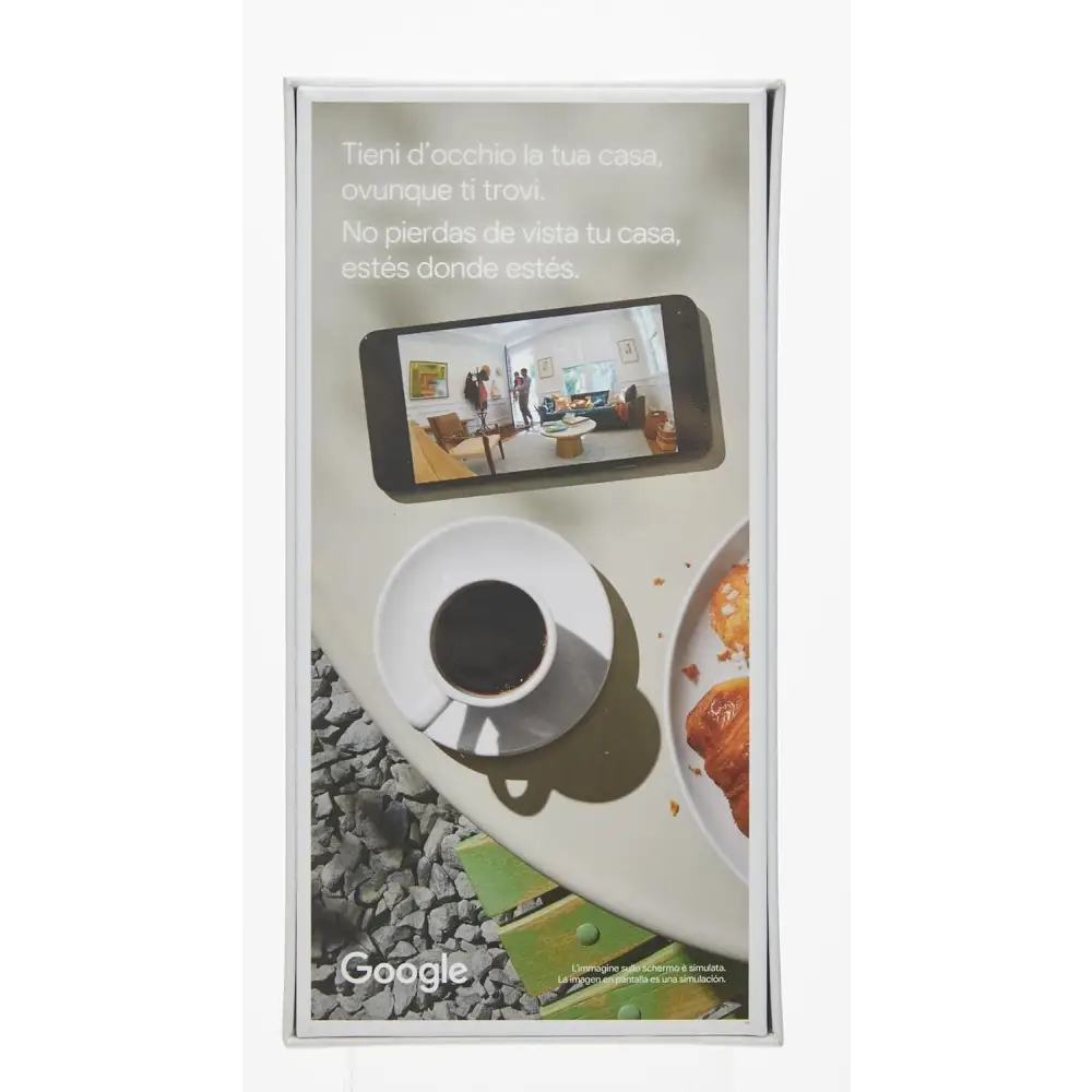 Google Nest Cam with Wired Home Security Camera - White, 5.69 x 6.4 x 9.84 cm, 393 Grams