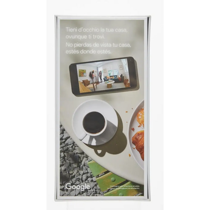 Google Nest Cam with Wired Home Security Camera - White, 5.69 x 6.4 x 9.84 cm, 393 Grams