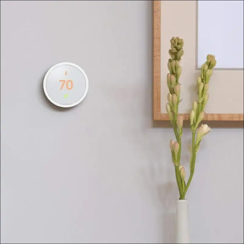 Google Nest Thermostat E - Programmable Smart Thermostat for Home T4000ES - 3rd Generation Nest Thermostat (Frosted White)- Compatible with Alexa Bundle with Nest Temperature...