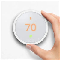 Google Nest Thermostat E - Programmable Smart Thermostat for Home T4000ES - 3rd Generation Nest Thermostat (Frosted White)- Compatible with Alexa Bundle with Nest Temperature...