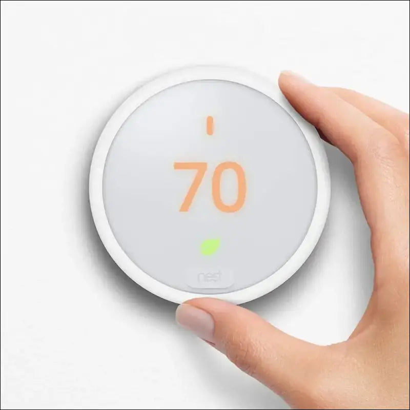 Google Nest Thermostat E - Programmable Smart Thermostat for Home T4000ES - 3rd Generation Nest Thermostat (Frosted White)- Compatible with Alexa Bundle with Nest Temperature...