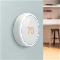 Google Nest Thermostat E - Programmable Smart Thermostat for Home T4000ES - 3rd Generation Nest Thermostat (Frosted White)- Compatible with Alexa Bundle with Nest Temperature...