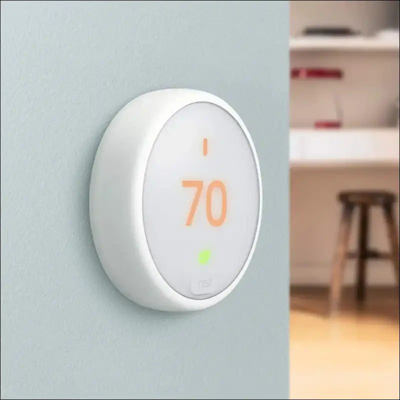 Google Nest Thermostat E - Programmable Smart Thermostat for Home T4000ES - 3rd Generation Nest Thermostat (Frosted White)- Compatible with Alexa Bundle with Nest Temperature...