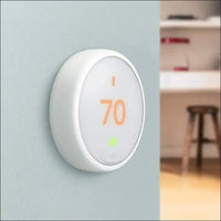 Google Nest Thermostat E - Programmable Smart Thermostat for Home T4000ES - 3rd Generation Nest Thermostat (Frosted White)- Compatible with Alexa Bundle with Nest Temperature...