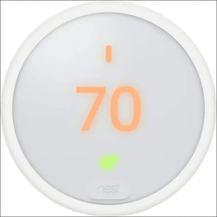 Google Nest Thermostat E - Programmable Smart Thermostat for Home T4000ES - 3rd Generation Nest Thermostat (Frosted White)- Compatible with Alexa Bundle with Nest Temperature...