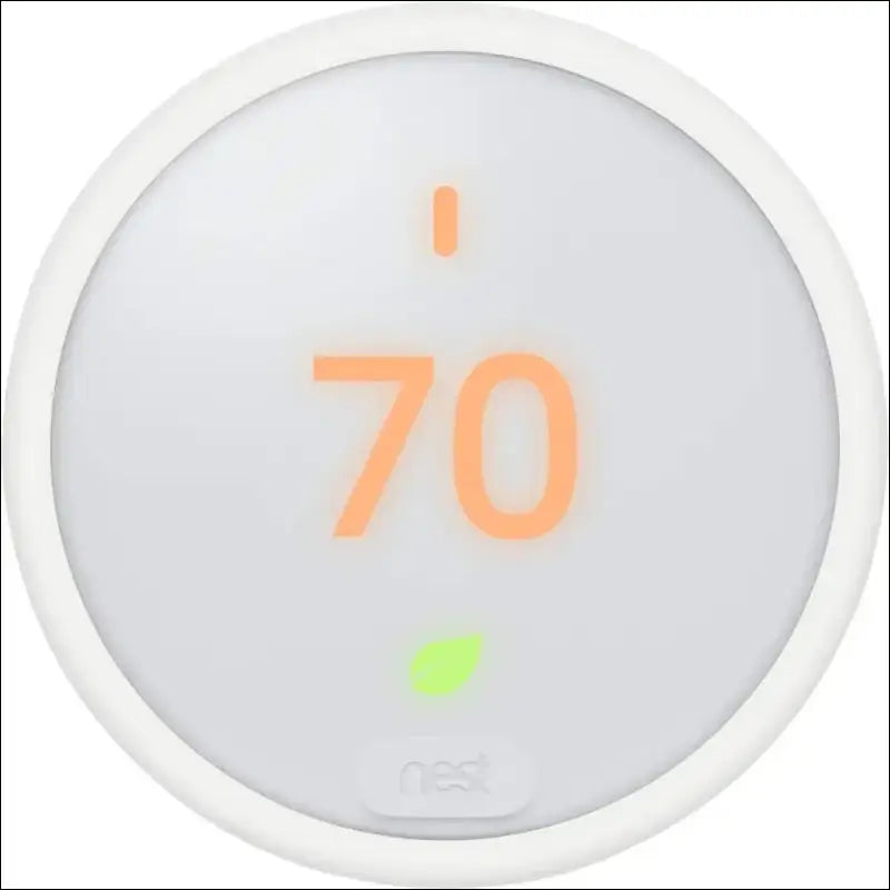 Google Nest Thermostat E - Programmable Smart Thermostat for Home T4000ES - 3rd Generation Nest Thermostat (Frosted White)- Compatible with Alexa Bundle with Nest Temperature...