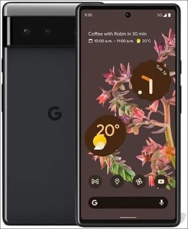Google Pixel 6 5G 128GB Black (Renewed)