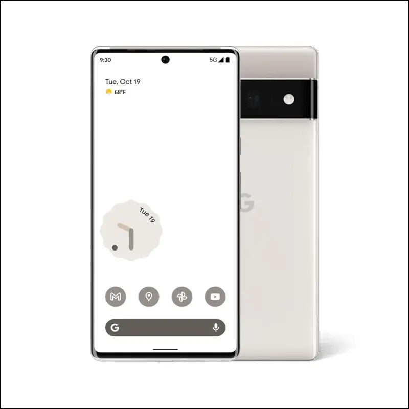 Google Pixel 6a 128GB Chalk (Renewed)