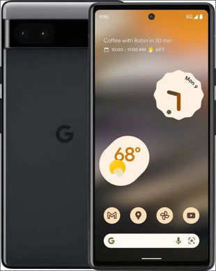 Google Pixel 6a 128GB Charcoal (Renewed)