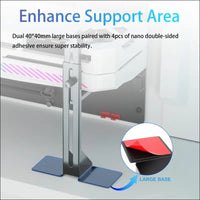 GPU Support Bracket, Graphics Card Support, GPU Brace, Video Card Holder Bracket with Bottom Adhesive, GPU Stand, Adjustable anti Sag GPU Stand 35-120Mm, Support GPU 4090 Thickness Support up to 75Mm