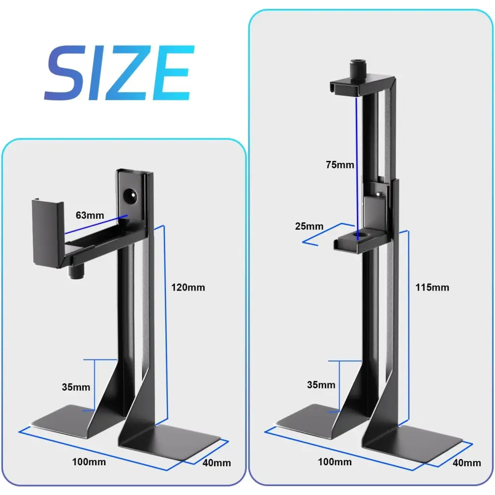 GPU Support Bracket, Graphics Card Support, GPU Brace, Video Card Holder Bracket with Bottom Adhesive, GPU Stand, Adjustable anti Sag GPU Stand 35-120Mm, Support GPU 4090 Thickness Support up to 75Mm
