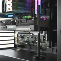 Graphics Card GPU Support Bracket: Adjustable Aluminum anti Sag GPU Bracket Video Card Support GPU Stand Holder GPU Support with Hidden Magnet and Anti-Slip Pad-19Cm