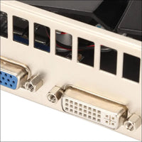 Graphics Card, HD7670 4GB GDDR5 128 Bit PCI Express X16 2.1 1000Mhz PC Gaming Video Card, DVI Single Fan Computer GPU Graphics Cardbit