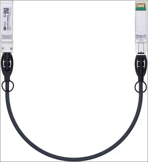H!Fiber SFP + Cable 10G SFP + DAC 1M(3.3ft) Passive Direct Attach Copper Twinax Cable for Cisco SFP-H10GB-CU1M Ubiquiti