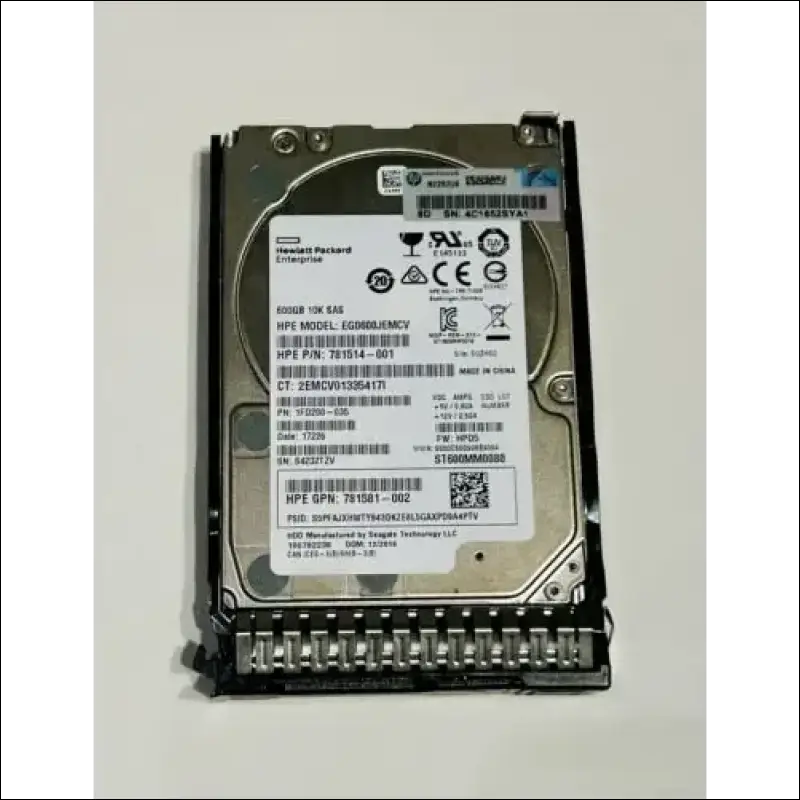 Hard Drive - 600GB - 10K SAS - EG0600JEMCV