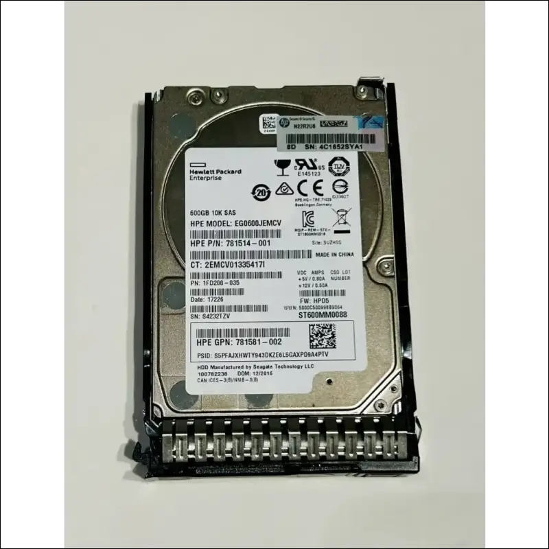 Hard Drive - 600GB - 10K SAS - EG0600JEMCV