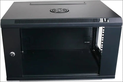 HCC 4RU 19 Inch 450mm Deep Wall Mount Cabinet Server Rack Data Network Comms 4U 19” Black (RW-4R-450)