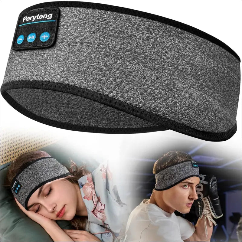 Headphones for Sleeping, Perytong Sleep Headphones Bluetooth Headband, Noise Cancelling Sleep Headband with Ultra-Thin HD Stereo Speakers Perfect for Side Sleepers, Insomnia,...