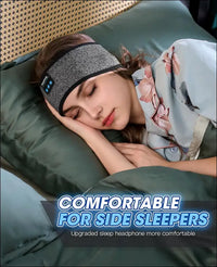Headphones for Sleeping, Perytong Sleep Headphones Bluetooth Headband, Noise Cancelling Sleep Headband with Ultra-Thin HD Stereo Speakers Perfect for Side Sleepers, Insomnia,...