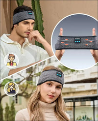 Headphones for Sleeping, Perytong Sleep Headphones Bluetooth Headband, Noise Cancelling Sleep Headband with Ultra-Thin HD Stereo Speakers Perfect for Side Sleepers, Insomnia,...