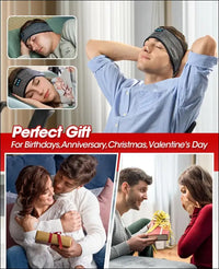 Headphones for Sleeping, Perytong Sleep Headphones Bluetooth Headband, Noise Cancelling Sleep Headband with Ultra-Thin HD Stereo Speakers Perfect for Side Sleepers, Insomnia,...