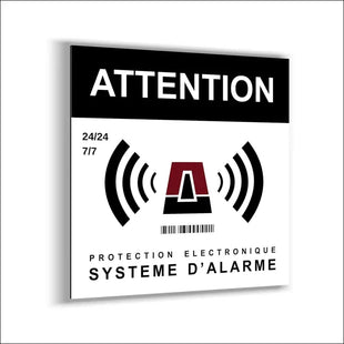 Heavy Duty Alarm Warning Sign