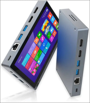 HEIGAOLAPC Mini PC Win 11 Pro,8GB 128GB eMMc,Celeron J4125 Processor(up to 2.7GHz) Micro Desktop Computer DDR4,4K Dual Display Ultra Thin Small PC