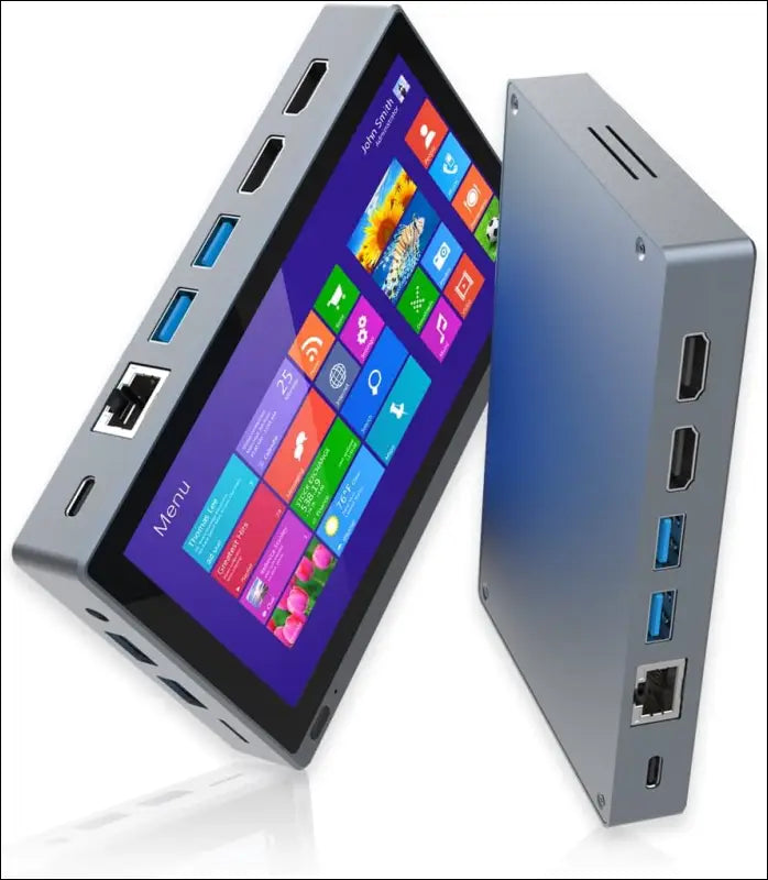 HEIGAOLAPC Mini PC Win 11 Pro,8GB 128GB eMMc,Celeron J4125 Processor(up to 2.7GHz) Micro Desktop Computer DDR4,4K Dual