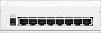 Hewlett Packard Enterprise 10/100/1000 Aruba Instant on 1430 8G Unmanaged L2 Gigabit Ethernet Switch, White