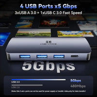 HEYMIX Dual HDMI USB C Hub, 8in1 Type C Hub Dual HDMI,100W PD Charging USB C Docking Station Dual HDMI with USB 3.0 Ports, Micro Sd/SD Card Reader Compatible with Macair, MacBook Pro,Dell, Chromebook